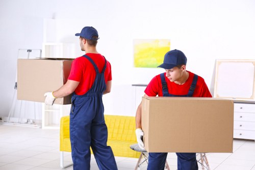 Moving van service supporting a local move in Clapham