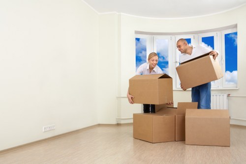 Storage and moving supplies for a Clapham flat relocation