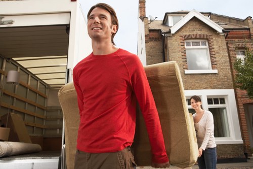 Office relocation logistics and packing for commercial moves in Clapham