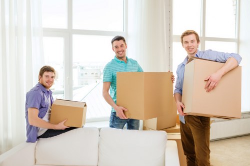Business relocation transport and unloading in Clapham