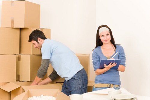 Customer booking a man with van removal service