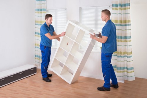 Clapham house movers loading furniture into a removal van