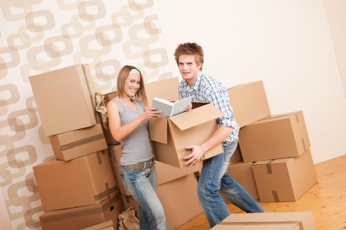 Flexible man with van Clapham support for house and office moves