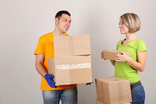 Moving van handling a same day house move in Clapham