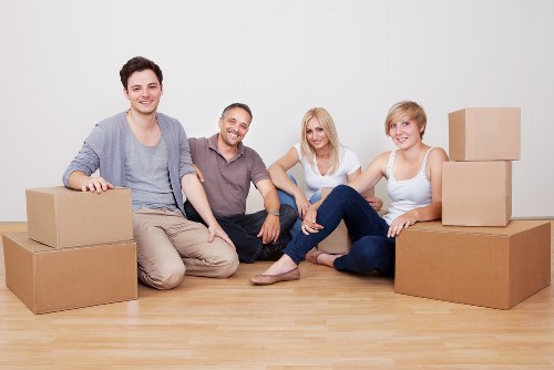 Unpacking and room organisation after a move in Clapham